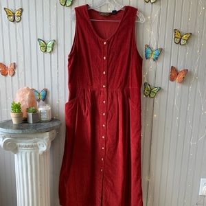 Eddie Bauer red dress